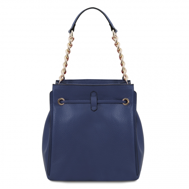 TL Bag Beuteltasche mit Schulterkette rückseite TL Bag Beuteltasche mit Schulterkette rückseite