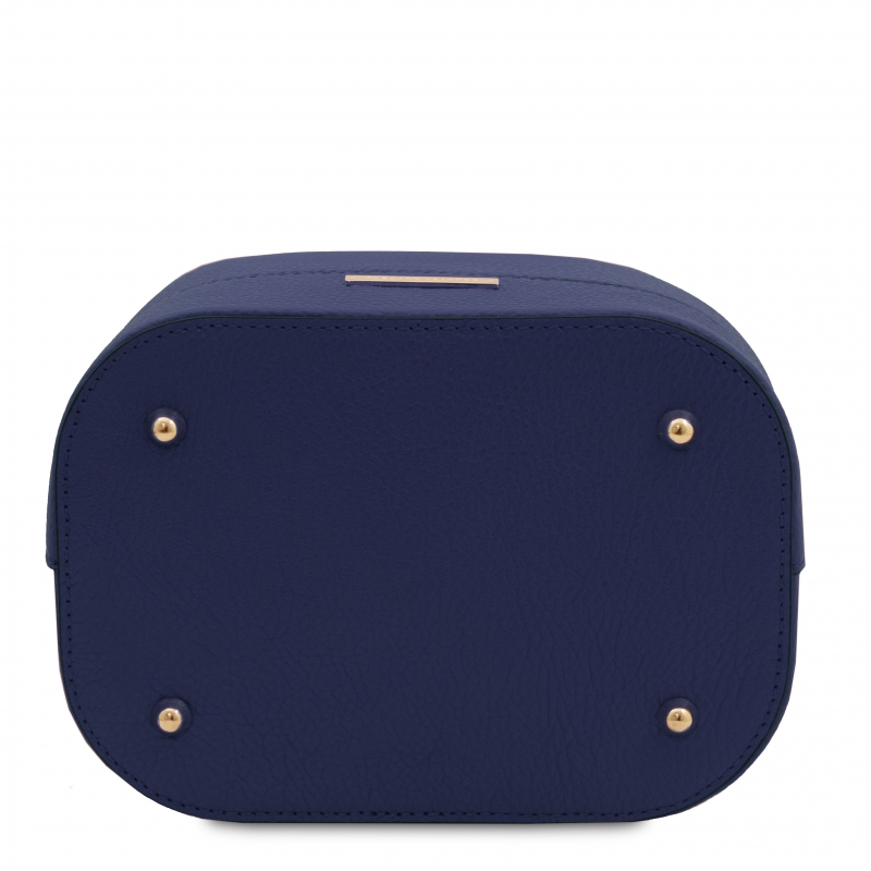 Beuteltasche aus Leder Boden Beuteltasche aus Leder Boden