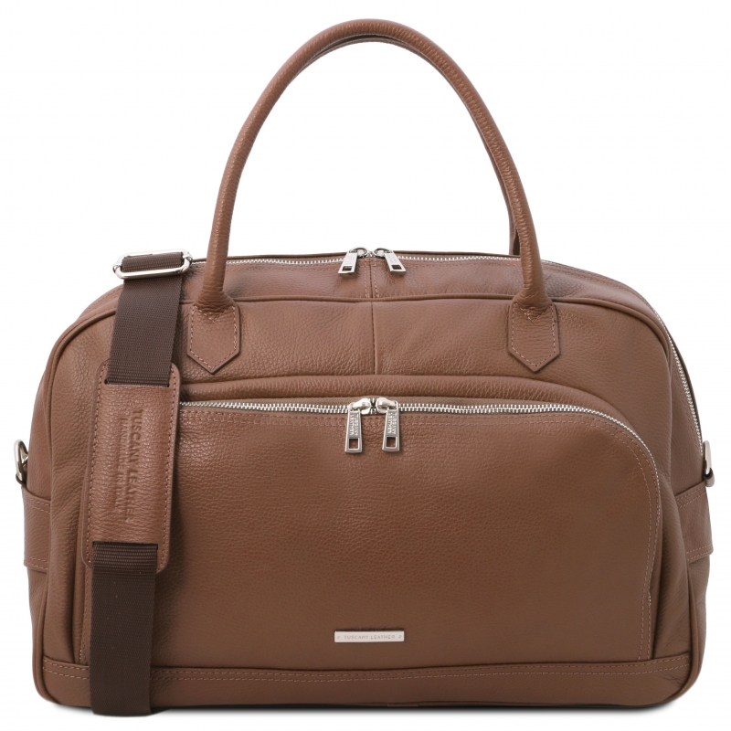 TL Voyager Reisetasche Leder Taupe TL Voyager Reisetasche Leder Taupe