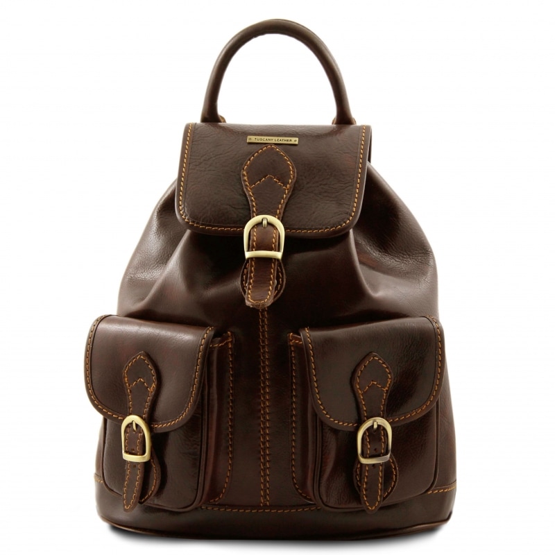 Leder Rucksack Tokyo dunkelbraun Leder Rucksack Tokyo dunkelbraun