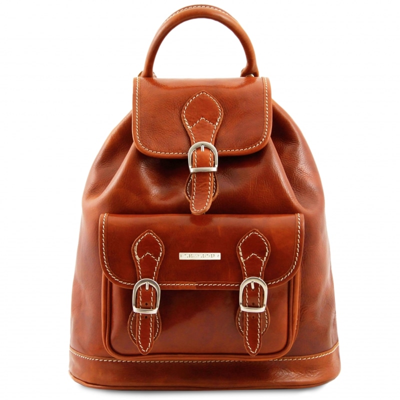 Leder Rucksack Singapore honig Leder Rucksack Singapore honig