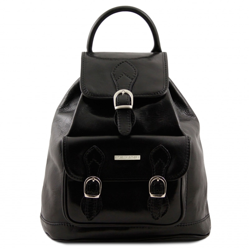 Leder Rucksack Singapore schwarz Leder Rucksack Singapore schwarz