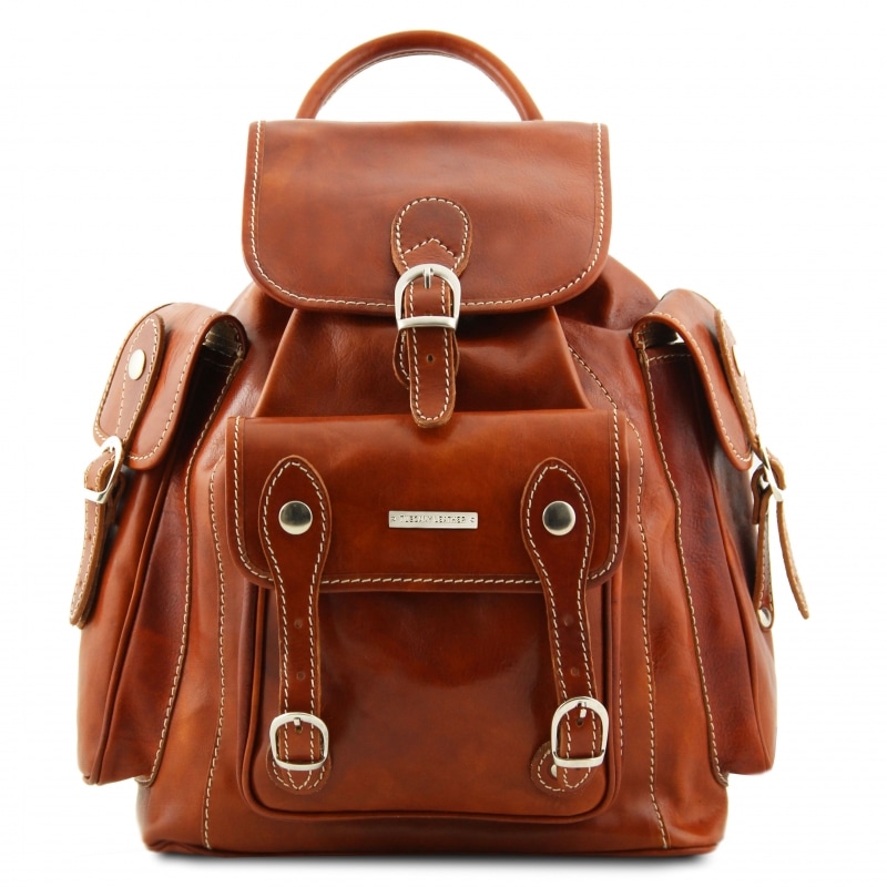Leder Rucksack Pechino honig Leder Rucksack Pechino honig