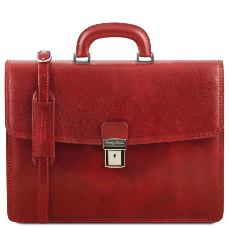 Leder Aktentasche Amalfi Rot Leder Aktentasche Amalfi Rot