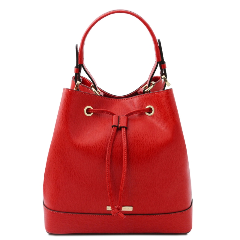 Beuteltasche "Minerva" Leder rot Beuteltasche "Minerva" Leder rot