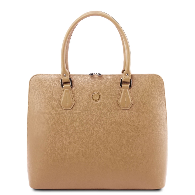 Damen Aktentasche Magnolia Champagner font Damen Aktentasche Magnolia Champagner font