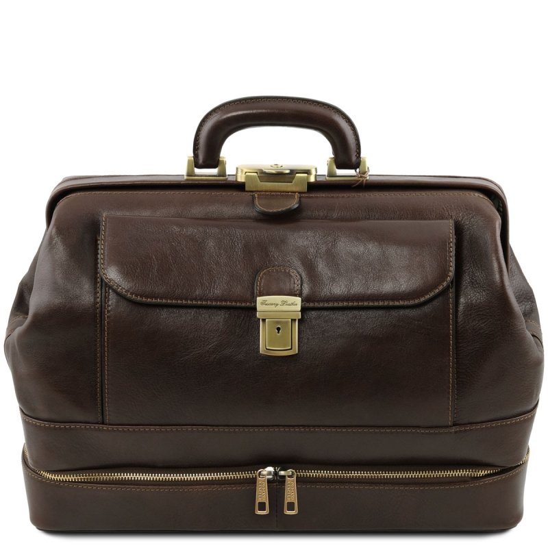Doktortasche Leder Giotto dunkelbraun Doktortasche Leder Giotto dunkelbraun