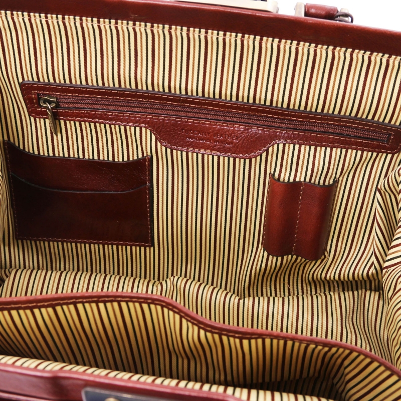 Leder-Doktortasche Leonardo interieur Leder-Doktortasche Leonardo interieur