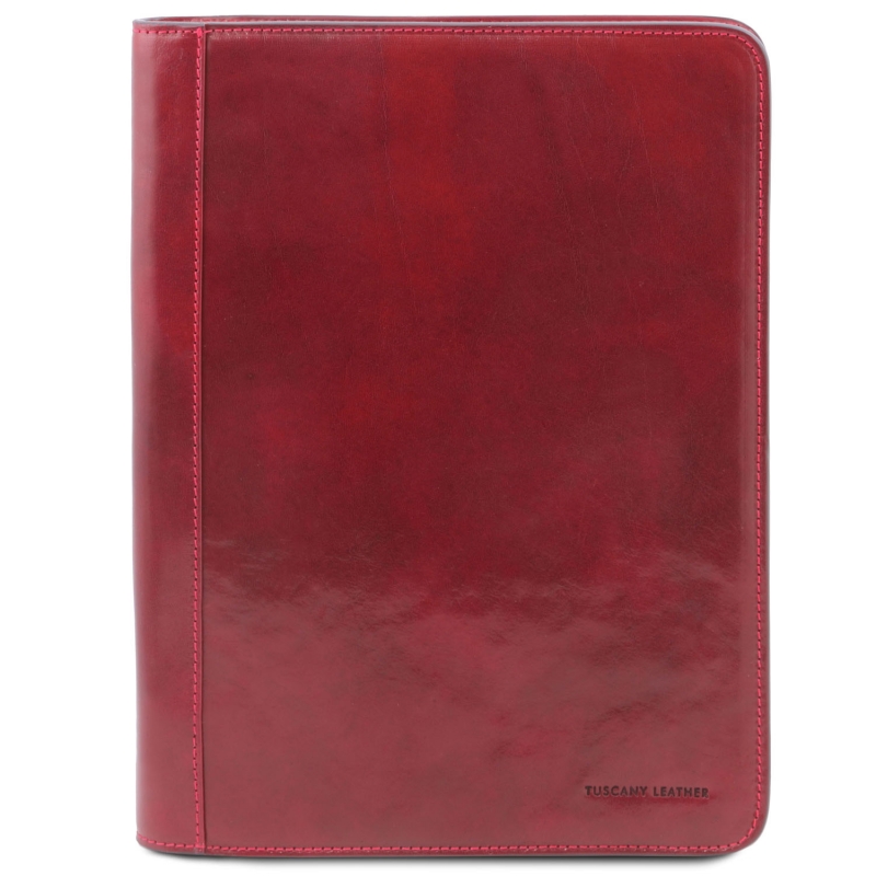 Leder Dokumentenmappe Lucio rot Leder Dokumentenmappe Lucio rot