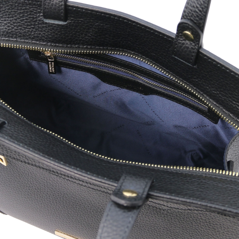 Handtasche aus Leder_schwarz-Interieur_TL142079 Handtasche aus Leder_schwarz-Interieur_TL142079