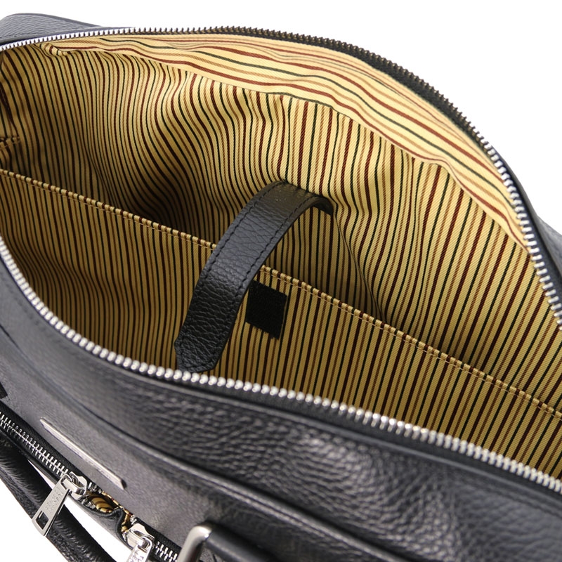 Leder Aktentasche Treviso Schwarz Laptopfach Leder Aktentasche Treviso Schwarz Laptopfach