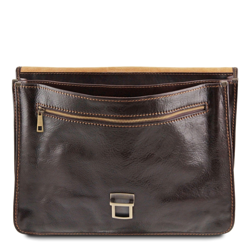 Leder Aktentasche Torino Front Leder Aktentasche Torino Front