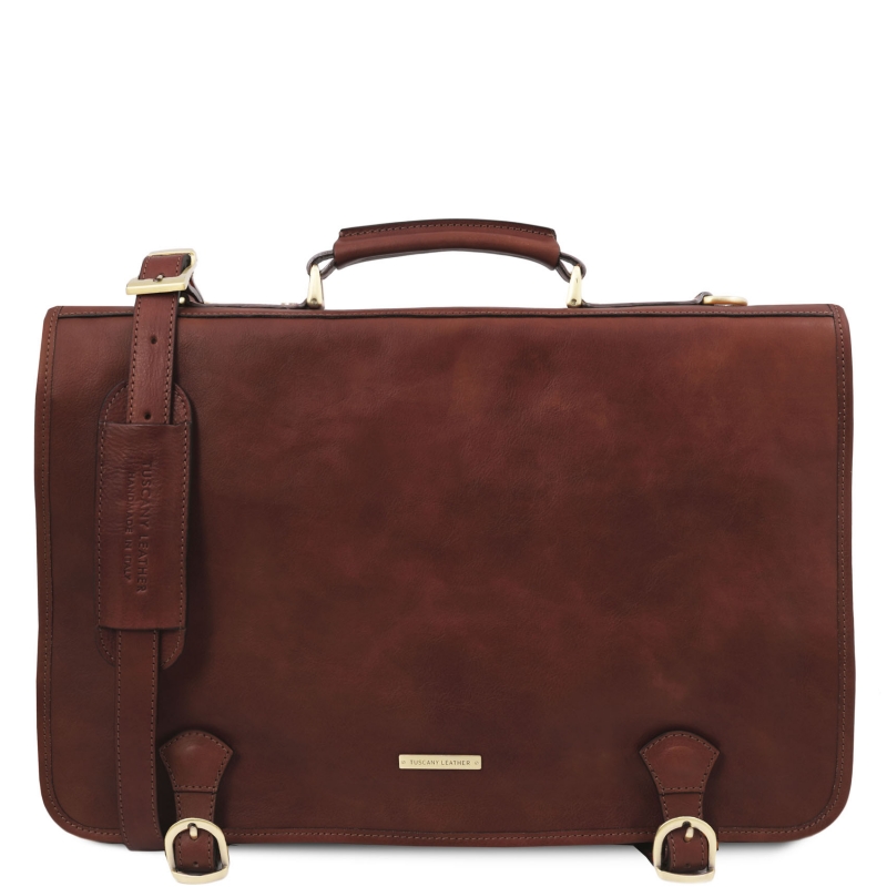 Leder Aktentasche Ancona braun Leder Aktentasche Ancona braun