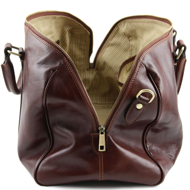 TL Voyager Leder Reisetasche klein innen TL Voyager Leder Reisetasche klein innen