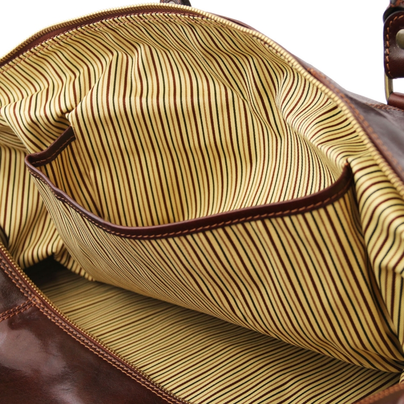 Exklusive TL Voyager Leder Reisetasche gross Interieur Exklusive TL Voyager Leder Reisetasche gross Interieur
