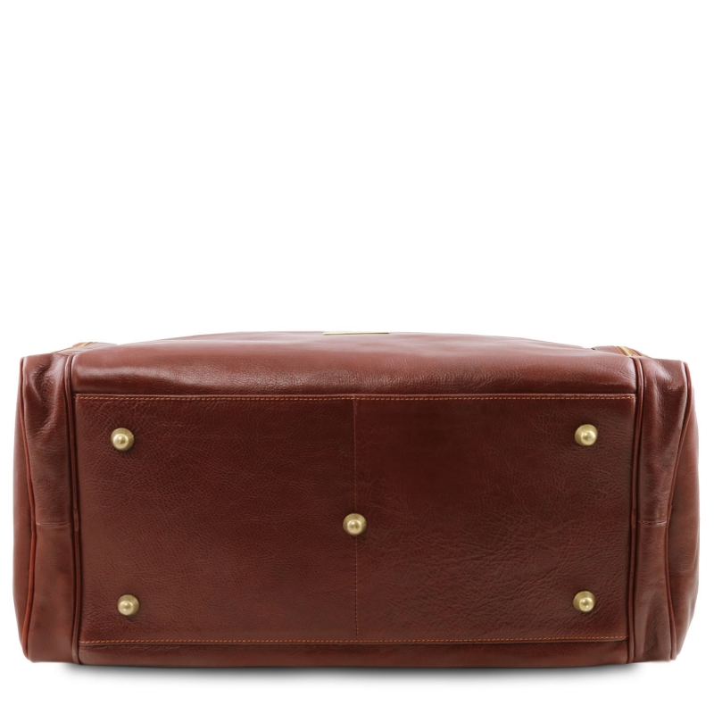 TL Voyager Leder-Reisetasche groß Boden TL Voyager Leder-Reisetasche groß Boden