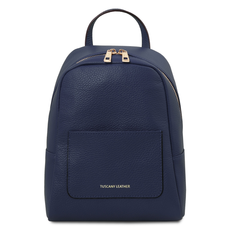 TL Bag kleiner Leder-Rucksack dunkelblau TL Bag kleiner Leder-Rucksack dunkelblau