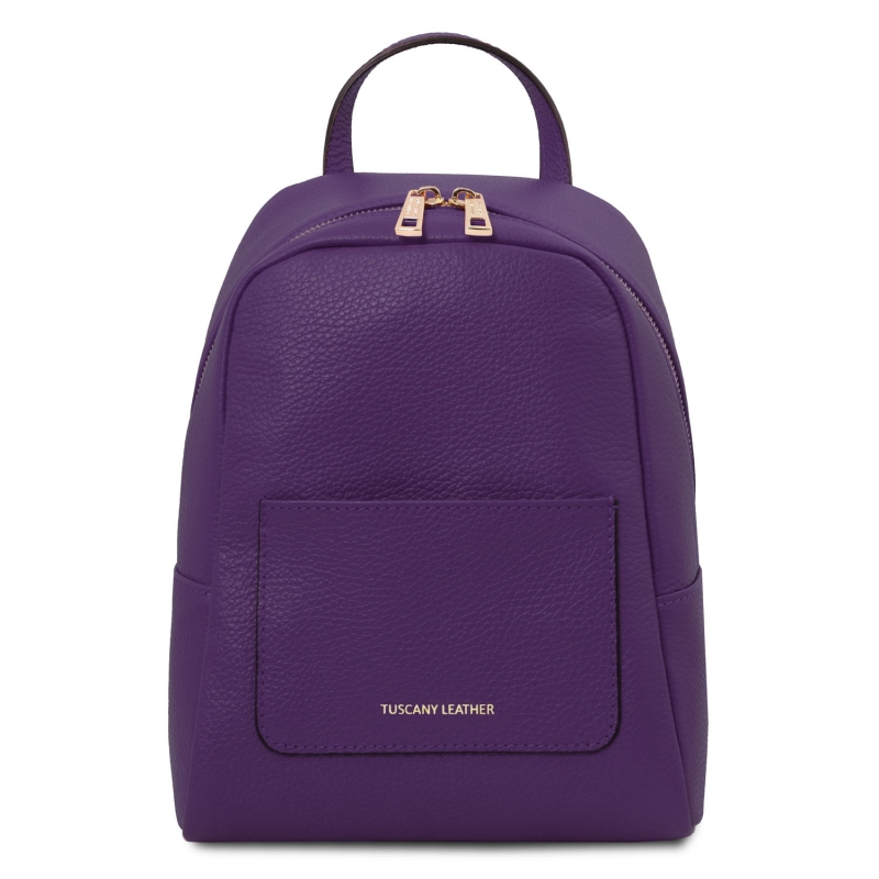 TL Bag kleiner Leder-Rucksack purple TL Bag kleiner Leder-Rucksack purple