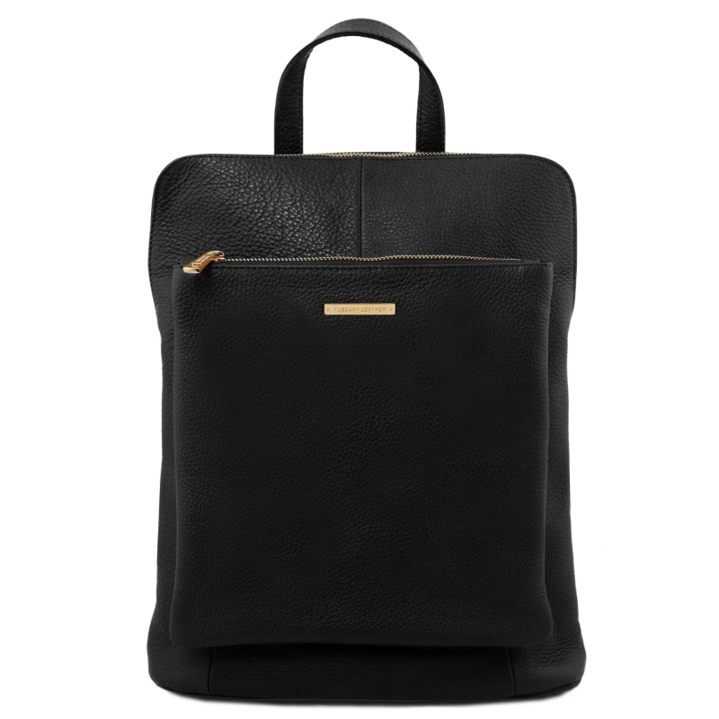 Leder-Rucksack TL141682_Grau Leder-Rucksack TL141682_Grau