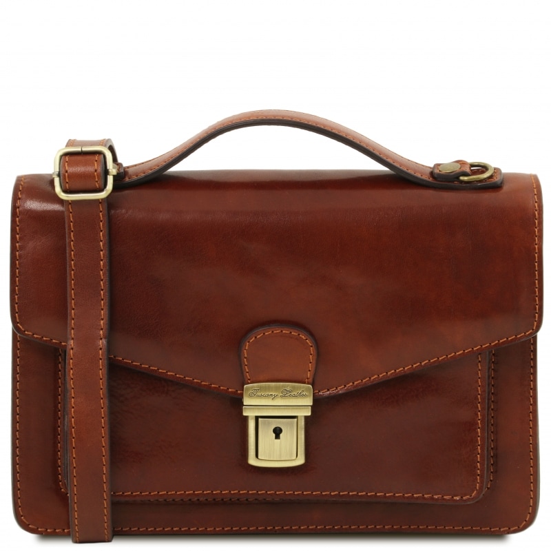 Tuscany Leather Leder Herrentasche Eric Braun Tuscany Leather Leder Herrentasche Eric Braun
