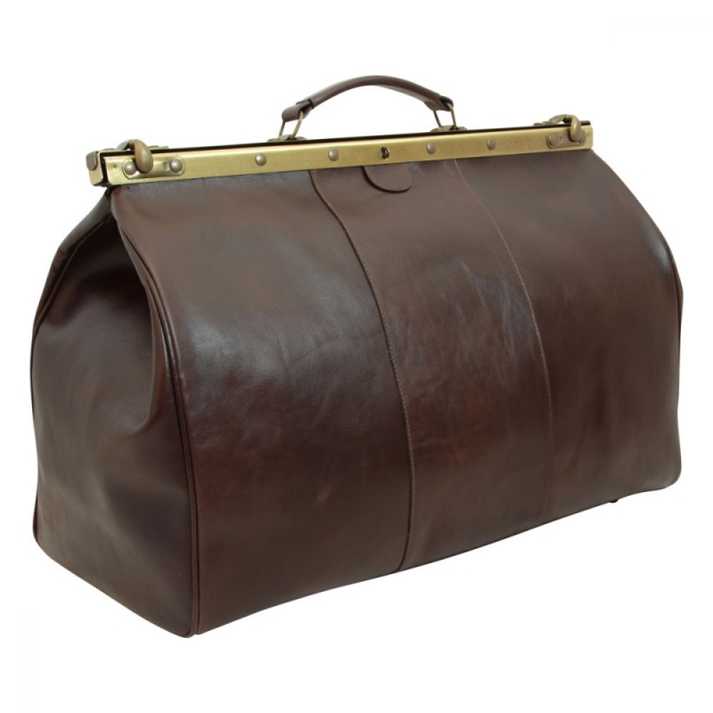 Old Angler Toscana Reisetasche Leder dunkelbraun Old Angler Toscana Reisetasche Leder dunkelbraun