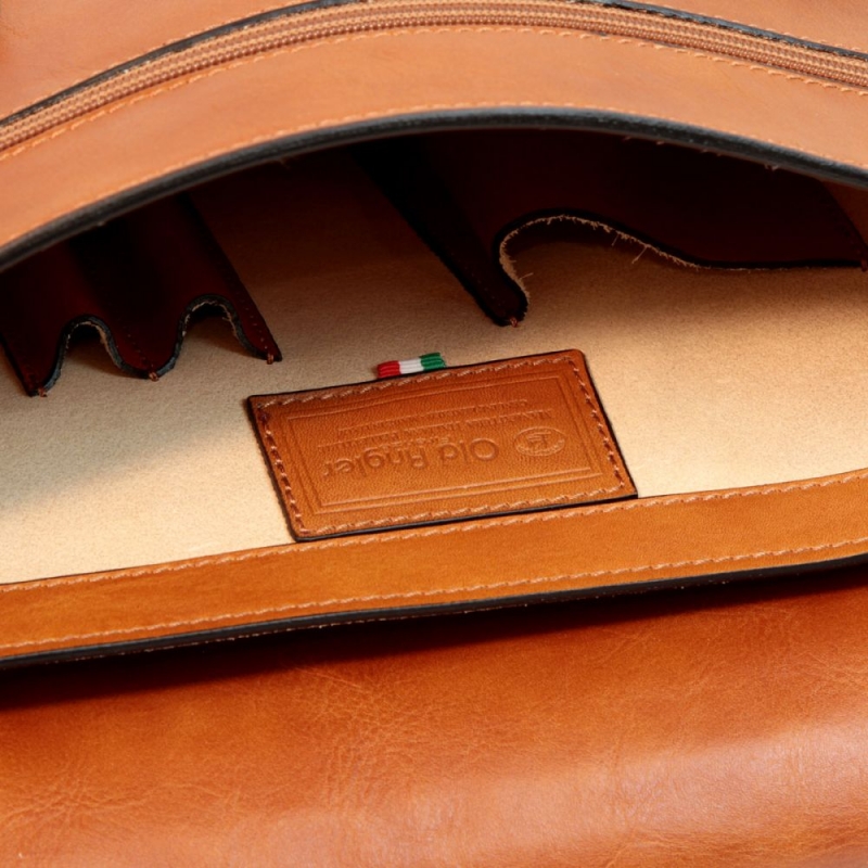 Old Angler Aktentasche Leder detail Old Angler Aktentasche Leder detail