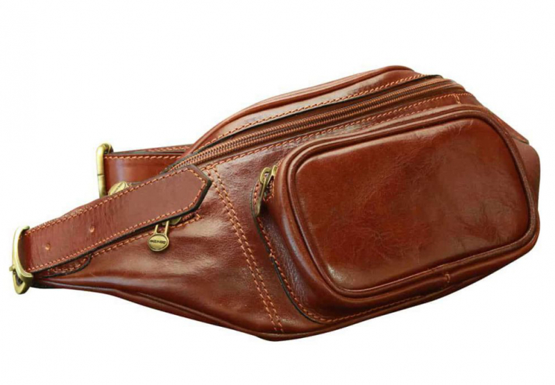Old Angler Gürteltasche Leder braun Old Angler Gürteltasche Leder braun