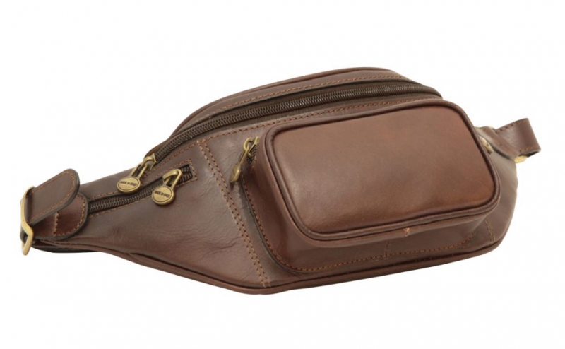 Old Angler Gürteltasche Leder dunkelbraun Old Angler Gürteltasche Leder dunkelbraun