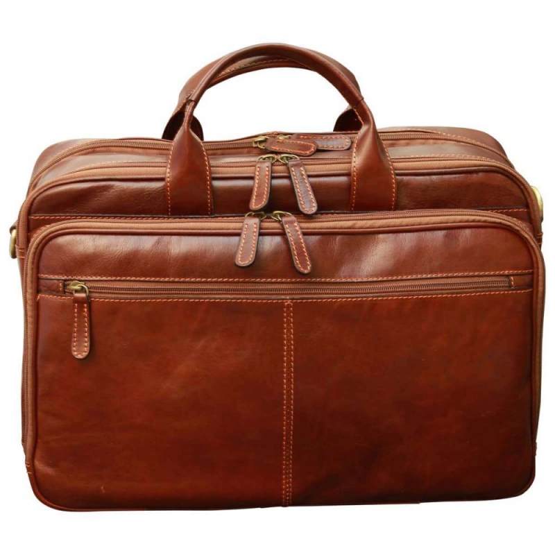 Old Angler Leder-Laptoptasche "Exclusiva" Old Angler Leder-Laptoptasche "Exclusiva"