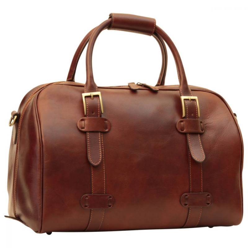 Old Angler Weekender Leder braun Old Angler Weekender Leder braun