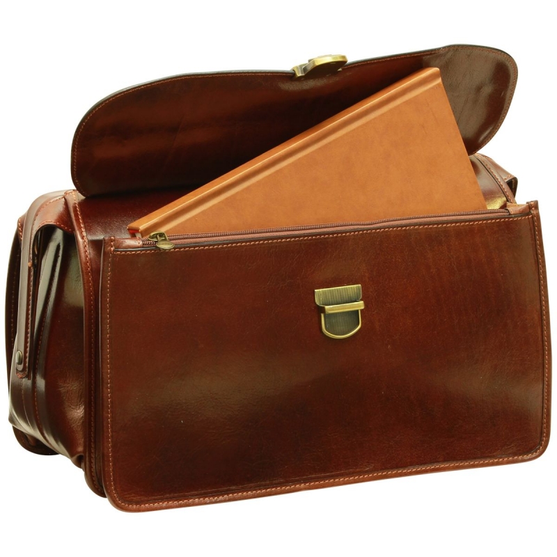 Old Angler Leder Doktortasche front Old Angler Leder Doktortasche front