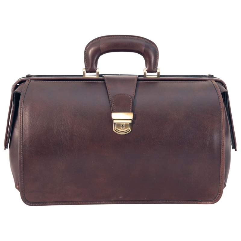 Old Angler Leder Doktortasche Dunkelbraun Old Angler Leder Doktortasche Dunkelbraun