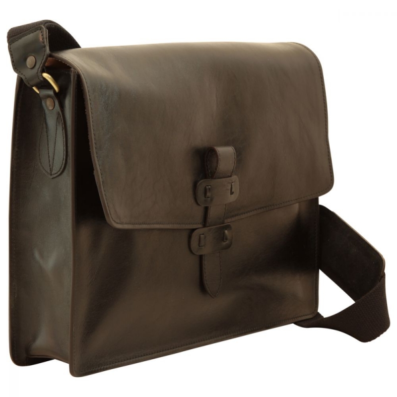 Old Angler Leder Umhängetasche 4115 schwarz Old Angler Leder Umhängetasche 4115 schwarz