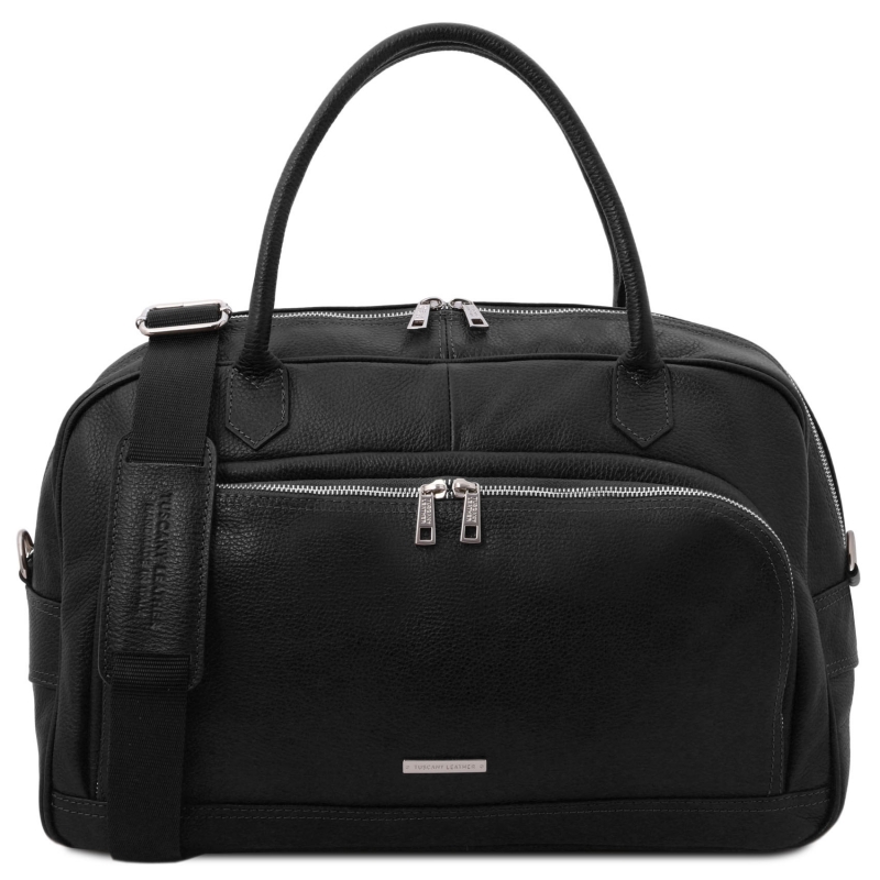 TL Voyager Reisetasche Leder Schwarz TL Voyager Reisetasche Leder Schwarz