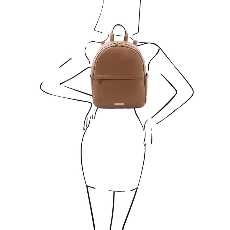 Tuscany Leather TL Bag Mini-Rucksack Leder Outfit