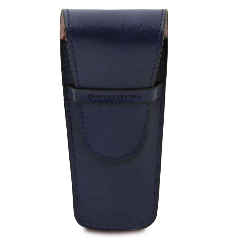 Tuscany Leather Stifte-Etui Leder Dunkelblau Tuscany Leather Stifte-Etui Leder Dunkelblau