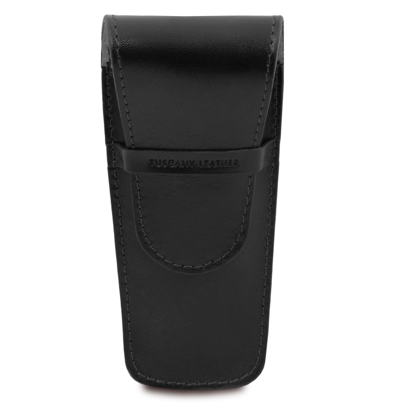 Tuscany Leather Stifte-Etui Leder Schwarz Tuscany Leather Stifte-Etui Leder Schwarz