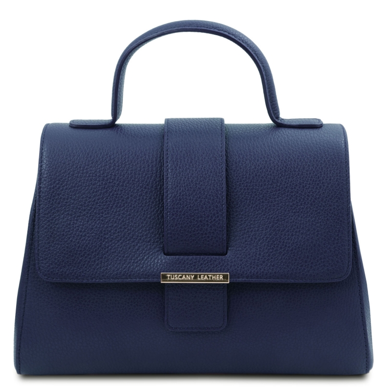 Tuscany Leather TL Bag Handtasche Leder Dunkelblau Tuscany Leather TL Bag Handtasche Leder Dunkelblau