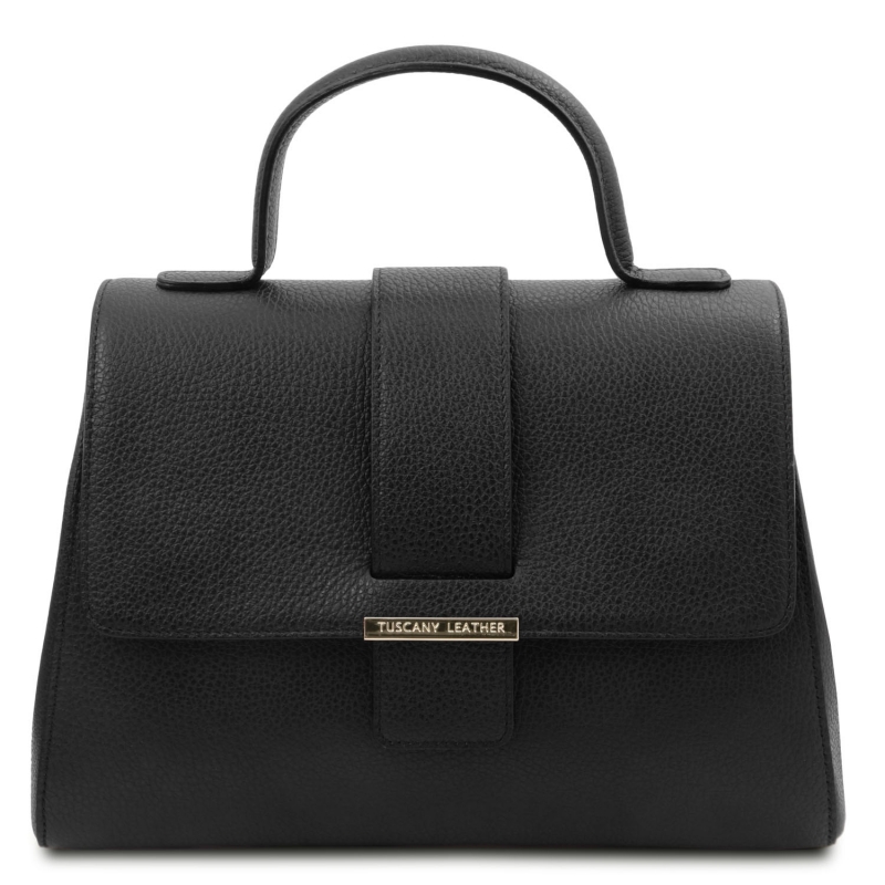 Tuscany Leather TL Bag Handtasche Leder Schwarz Tuscany Leather TL Bag Handtasche Leder Schwarz