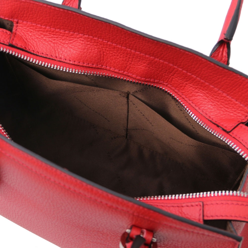 TL Bag Leder-Handtasche TL142147 Rot Interieur-1