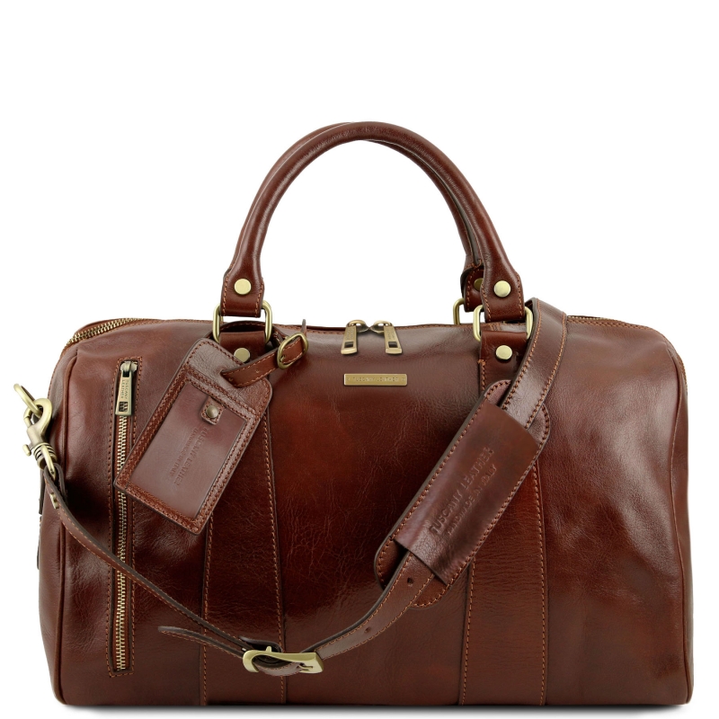 TL Voyager Leder-Weekender klein Braun TL Voyager Leder-Weekender klein Braun
