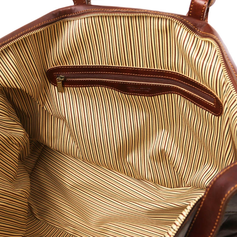 Leder Reisetasche Porto Interieur Leder Reisetasche Porto Interieur