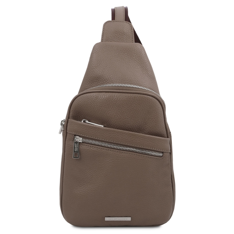 Unisex Brusttasche Albert taupe Unisex Brusttasche Albert taupe