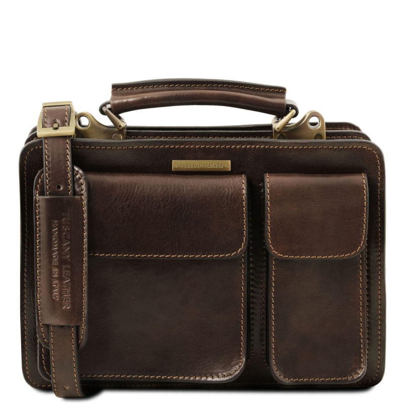 Tuscany Leather Handtasche Tania Dunkelbraun Tuscany Leather Handtasche Tania Dunkelbraun
