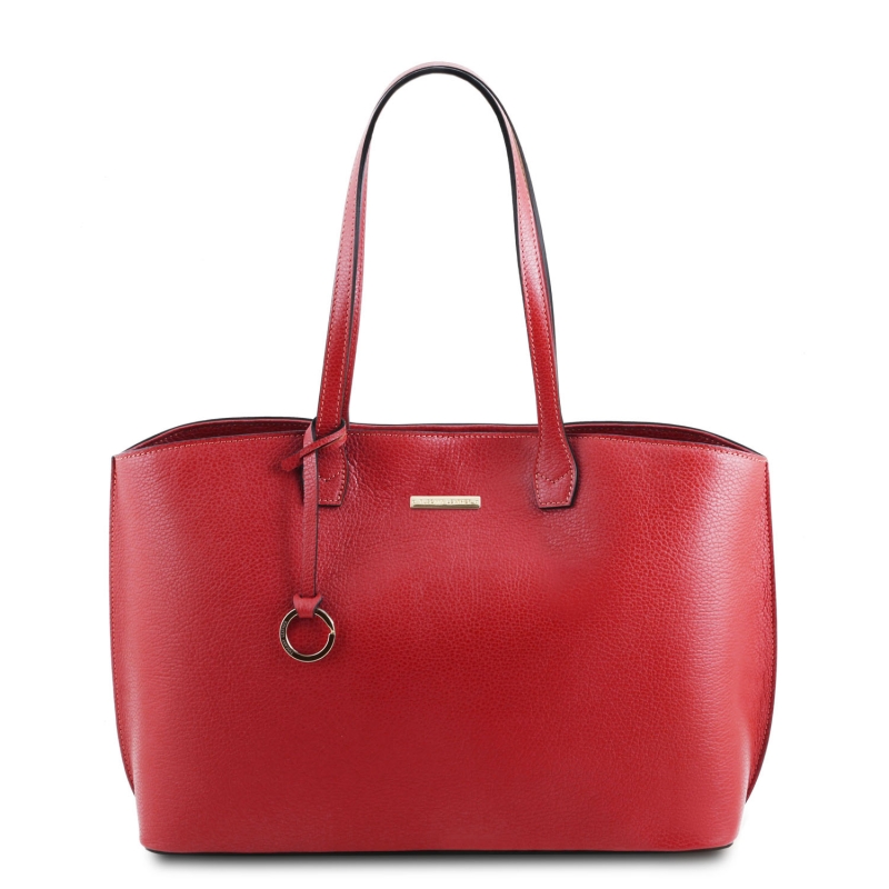 Tuscany Leather Leder-Shopper XL rot Tuscany Leather Leder-Shopper XL rot
