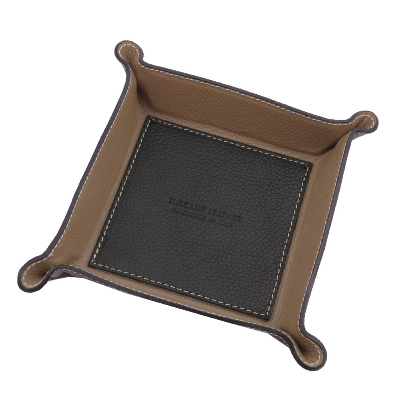 Tuscany Leather Lederschale Schwarz Innenseite Tuscany Leather Lederschale Schwarz Innenseite
