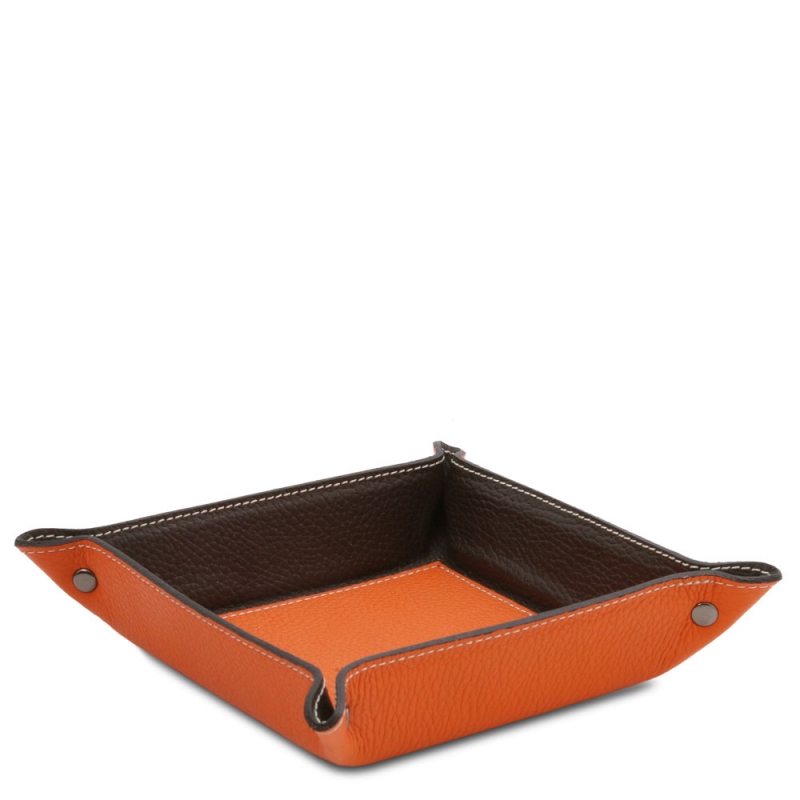 Tuscany Leather Lederschale Orange Tuscany Leather Lederschale Orange