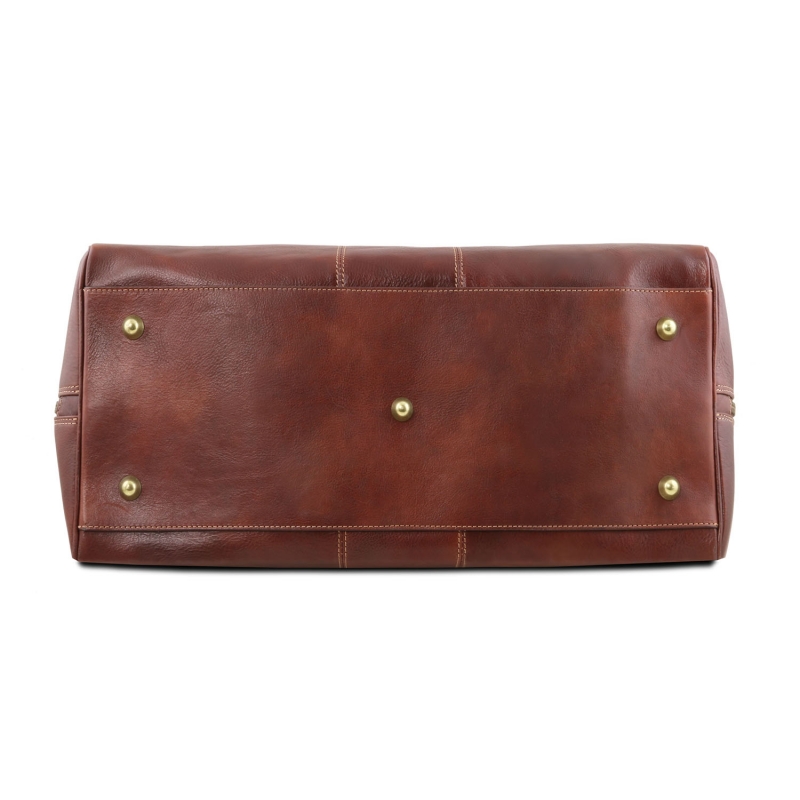 Leder Reisetasche Lisbona klein-Boden Leder Reisetasche Lisbona klein-Boden