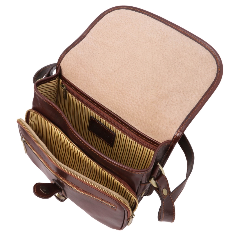 Tuscany Leather Schultertasche Leder braun Alessia Interieur Tuscany Leather Schultertasche Leder braun Alessia Interieur