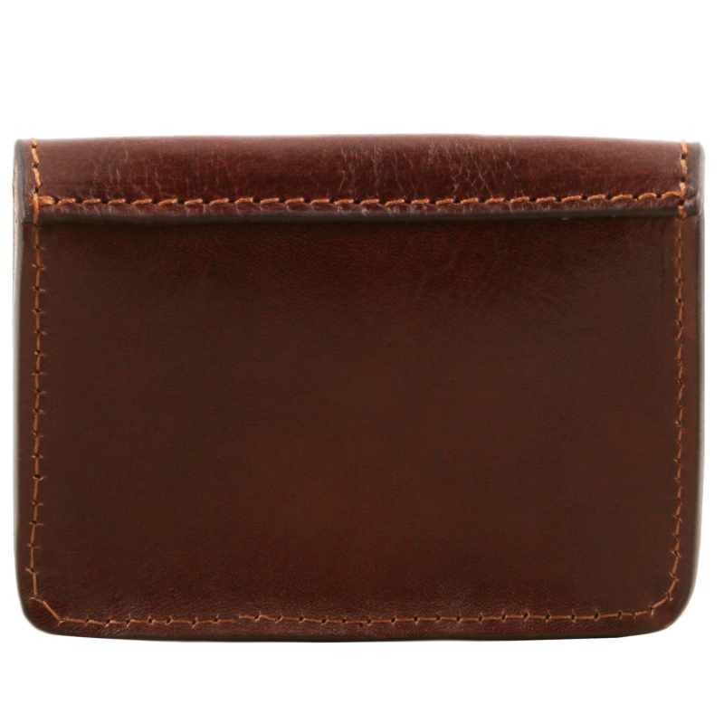 Visitenkarten-Etui aus Leder rückseite